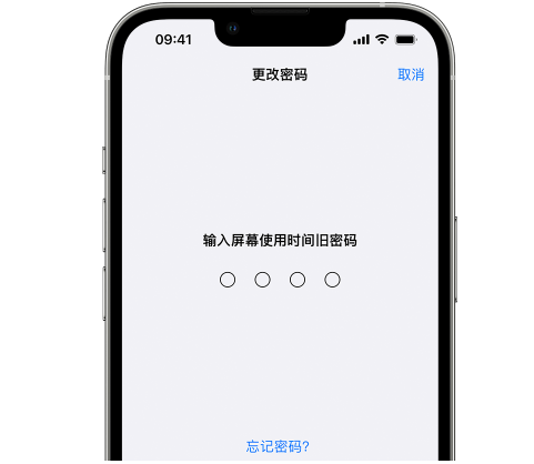 荷塘iPhone屏幕维修分享iPhone屏幕使用时间密码忘记了怎么办 