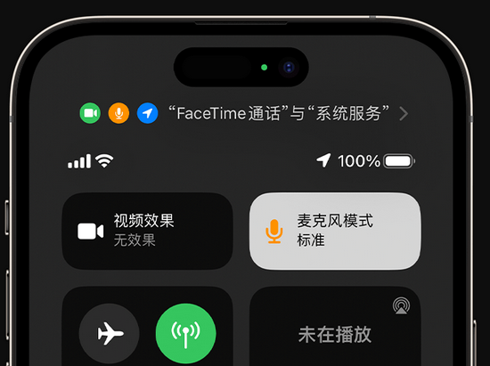 荷塘苹果授权维修网点分享iPhone在通话时让你的声音更清晰 