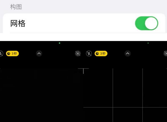 荷塘苹果手机维修网点分享iPhone如何开启九宫格构图功能