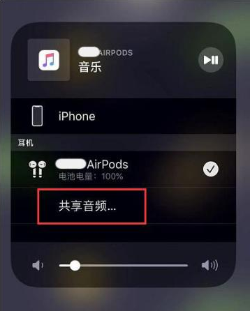 荷塘苹果14音频维修点分享iPhone14音频共享设置方法 