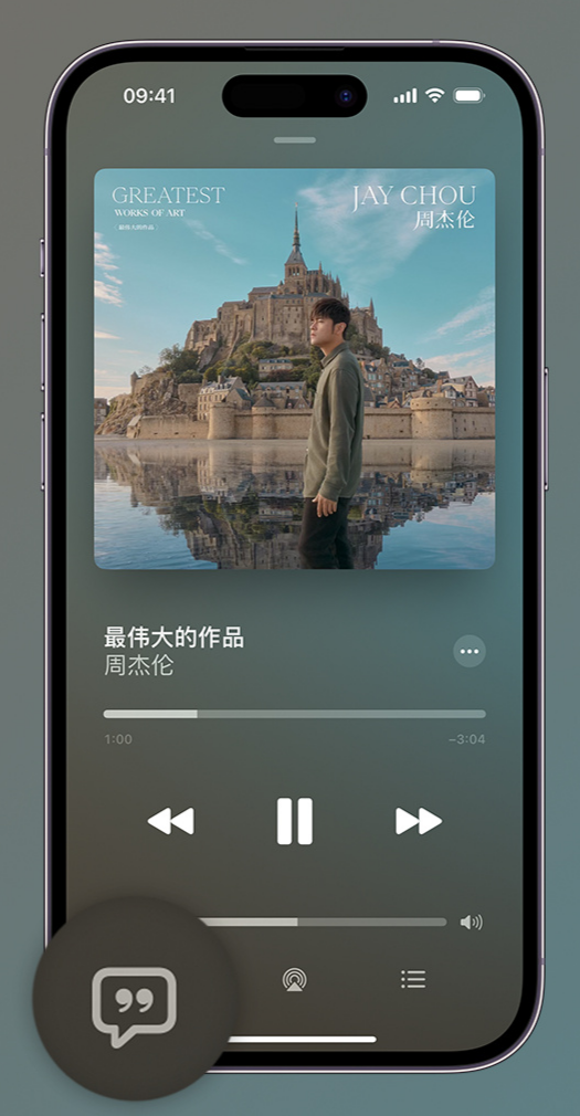 荷塘iphone维修分享如何在iPhone上使用Apple Music全新唱歌功能 